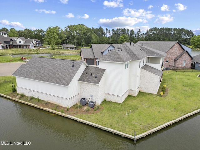101 Harbour Lndg, Madison, MS 39110 - aerial view of residential area with a large body of water and a tree filled landscape