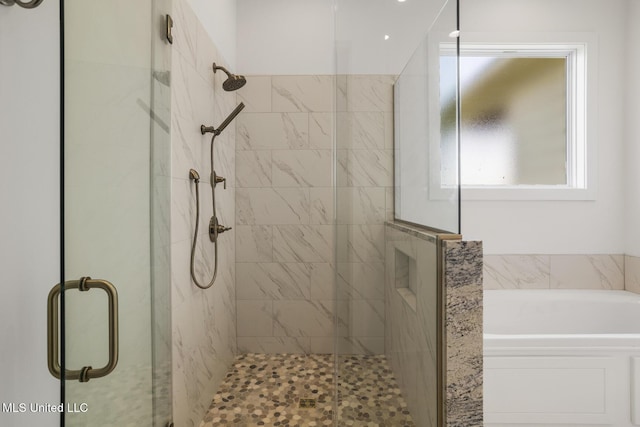 101 Harbour Lndg, Madison, MS 39110 - full bathroom featuring a shower stall and a garden tub