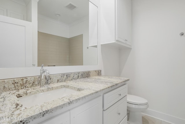 101 Harbour Lndg, Madison, MS 39110 - bathroom with toilet, vanity, and tile patterned flooring