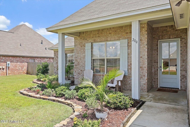 200 Falls Xing, Madison, MS 39110 - entrance to property with a porch and brick siding