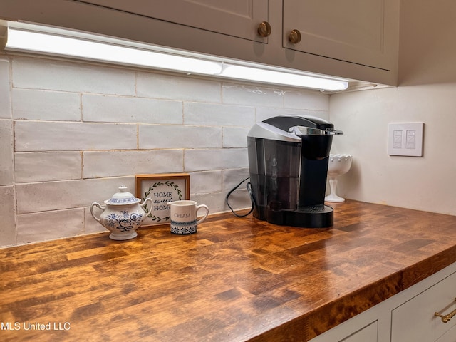 110 Quail Hollow Pl, Brandon, MS 39047 - kitchen view of butcher block countertops