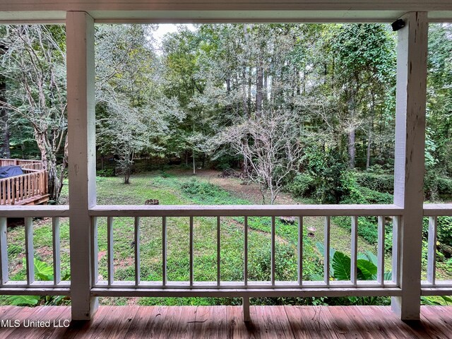 110 Quail Hollow Pl, Brandon, MS 39047 - view of wooden deck