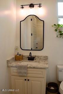691 Apona St, Diamondhead, MS 39525 - half bath with toilet and vanity