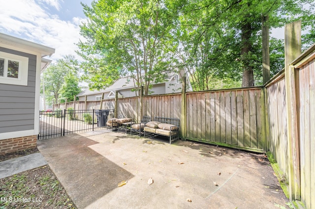 905 Franklin St, Corinth, MS 38834 - fenced backyard featuring a patio