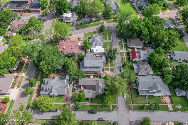 905 Franklin St, Corinth, MS 38834 - aerial view of property and surrounding area with nearby suburban area