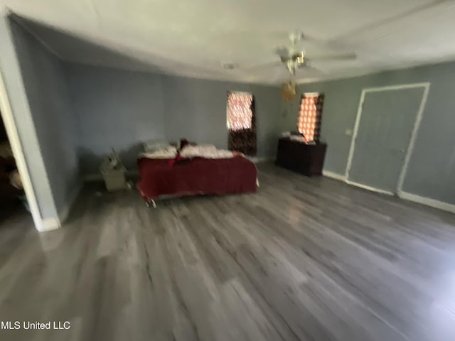 260 SCR 62, Magee, MS 39111 - bedroom with wood finished floors, baseboards, and ceiling fan