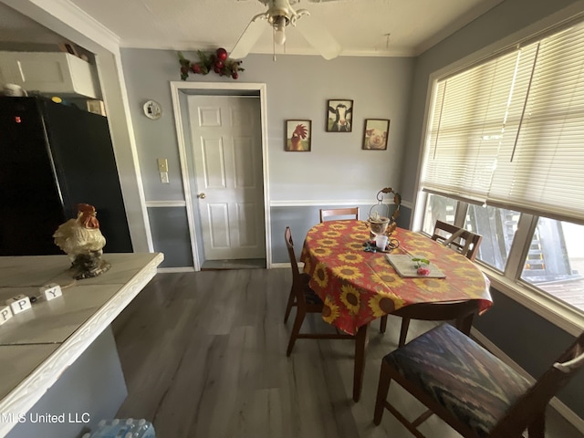 260 SCR 62, Magee, MS 39111 - dining area featuring wood finished floors and ceiling fan