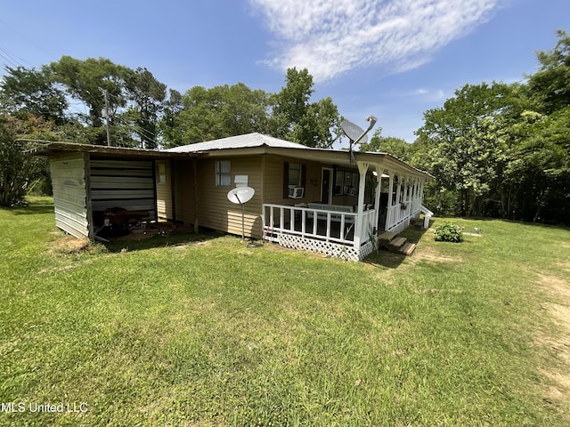 260 SCR 62, Magee, MS 39111 - view of front of house with a front yard and a porch