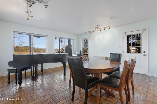 view of dining area