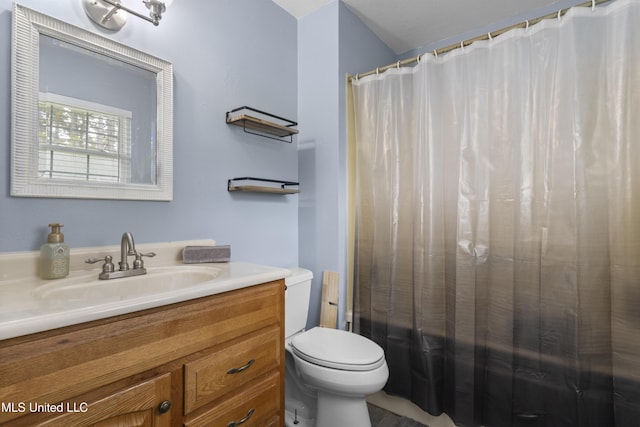 12509 Ponce De Leon Dr, Ocean Springs, MS 39564 - full bathroom featuring toilet and vanity