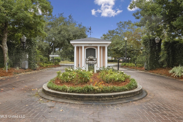 1529 Magnolia St Unit 15, Gulfport, MS 39507 - view of community featuring a gate and decorative driveway