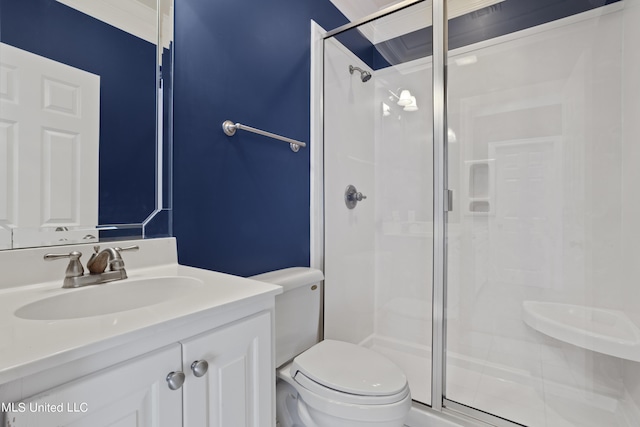 1529 Magnolia St Unit 15, Gulfport, MS 39507 - bathroom with a stall shower, toilet, and vanity