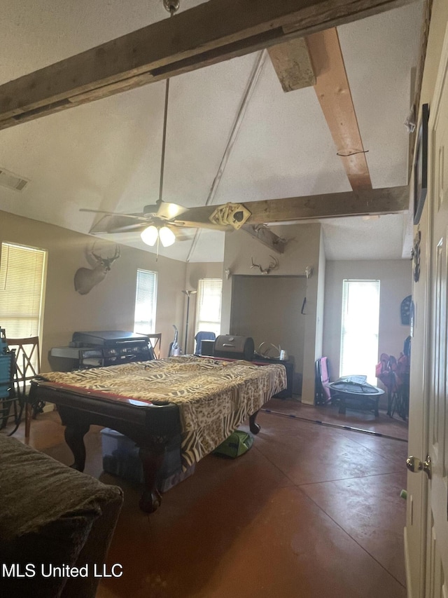 20 Cedar Hts, Pope, MS 38658 - playroom with billiards and ceiling fan