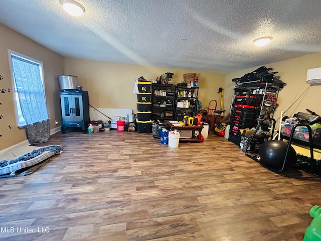 interior space with a wall unit AC