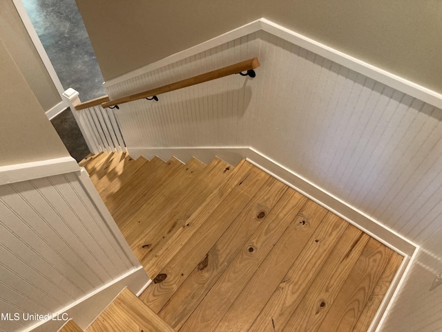 view of staircase