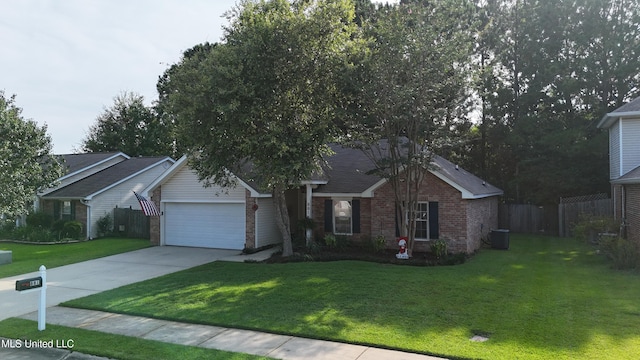 881 Brentwood Dr, Biloxi, MS 39532 - ranch-style home featuring brick siding, driveway, and a garage