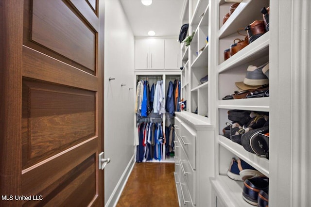 145 Republic St Unit 331, Madison, MS 39110 - spacious closet featuring dark wood finished floors