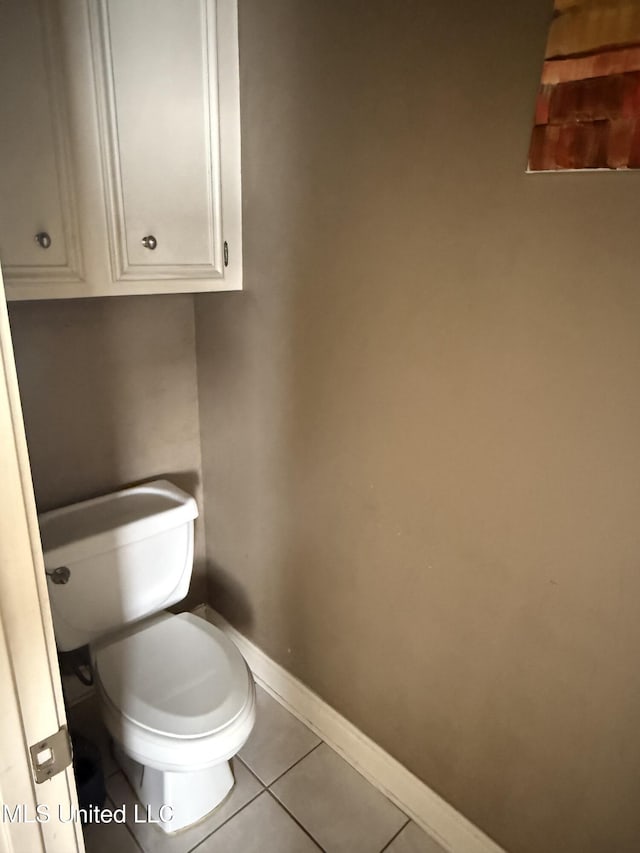 302 Chatfield Cv, Madison, MS 39110 - bathroom with toilet, tile patterned floors, and baseboards