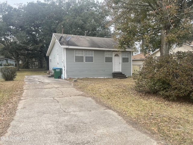 view of bungalow-style house