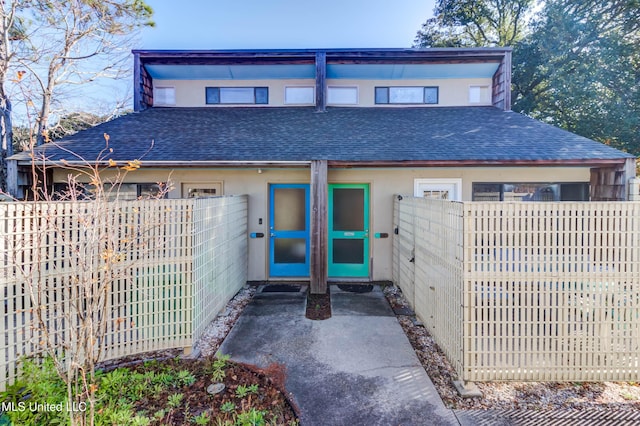 view of rear view of house