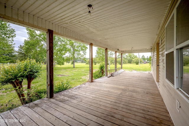 134 Lynne Ln, Lucedale, MS 39452 - deck with a yard