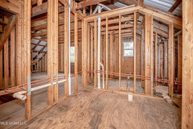 134 Lynne Ln, Lucedale, MS 39452 - misc room featuring vaulted ceiling