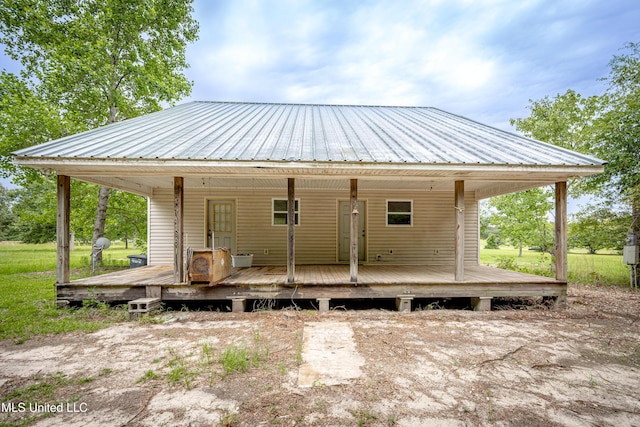 134 Lynne Ln, Lucedale, MS 39452 - view of front of home with metal roof