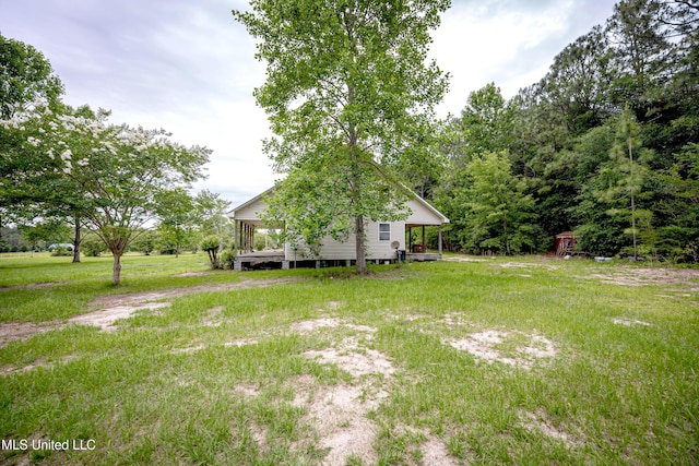 134 Lynne Ln, Lucedale, MS 39452 - view of yard