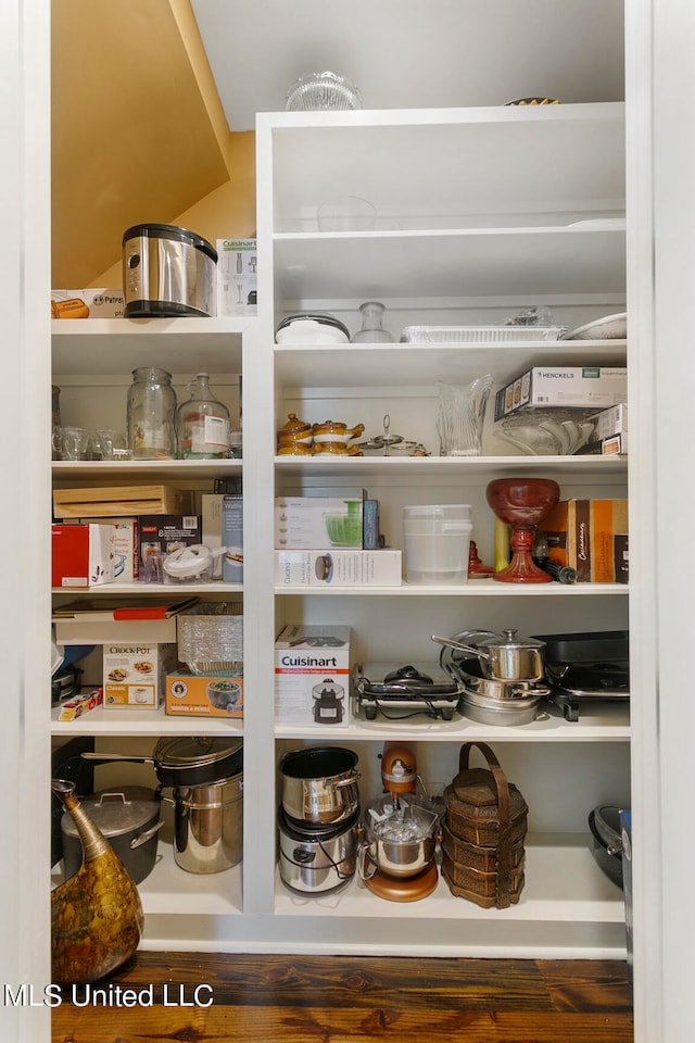 view of pantry