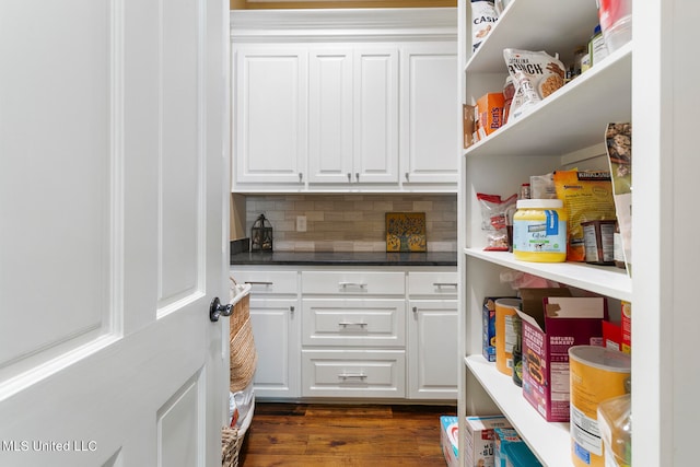 view of pantry