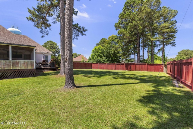 527 Pelahatchie Shore Dr, Brandon, MS 39047 - view of yard featuring a wooden deck