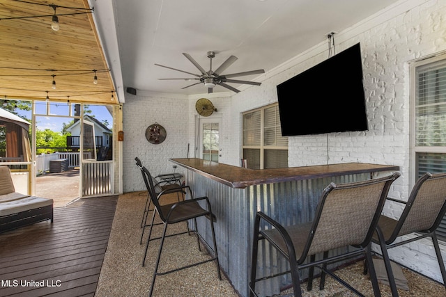 527 Pelahatchie Shore Dr, Brandon, MS 39047 - exterior space featuring ceiling fan