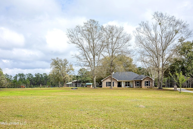 1900 Goldrush St, Vancleave, MS 39565 - view of grassy yard