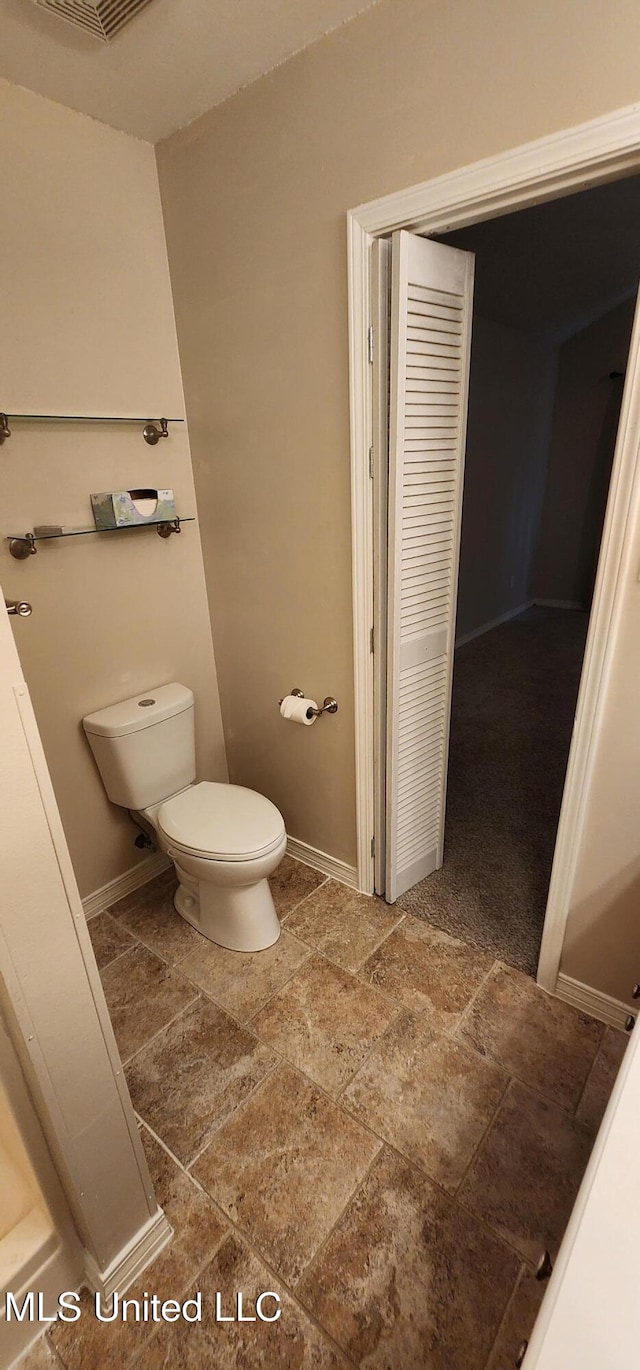 bathroom with toilet