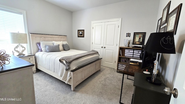 331 Emerald Way, Brandon, MS 39047 - bedroom featuring light carpet and a closet