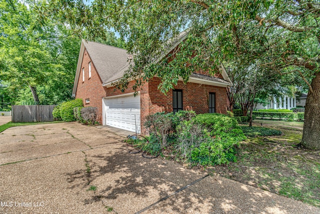 view of side of property