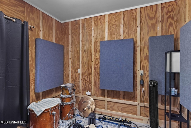 125 Rhodes Ln, Canton, MS 39046 - misc room featuring wooden walls