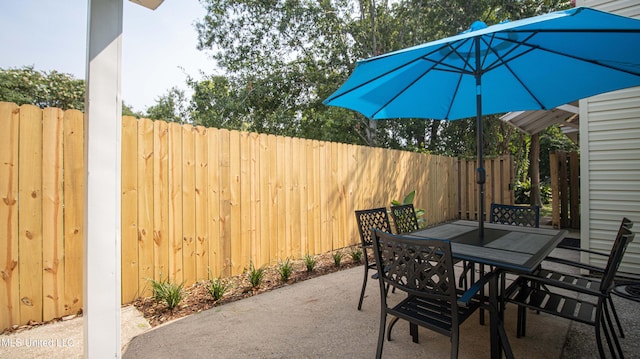 view of patio