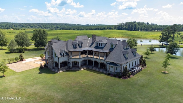 11281 Rd 468, Philadelphia, MS 39350 - birds eye view of property featuring a water view