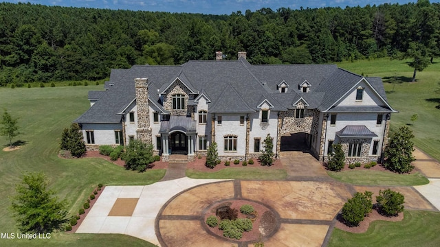 11281 Rd 468, Philadelphia, MS 39350 - french provincial home featuring a front lawn