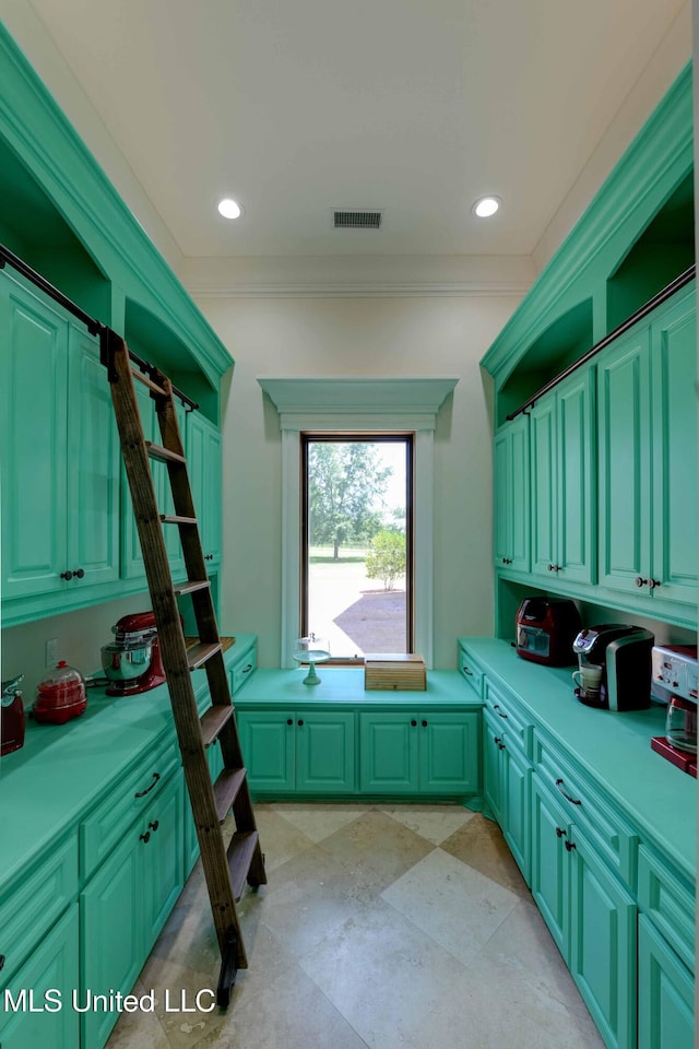 11281 Rd 468, Philadelphia, MS 39350 - laundry room featuring crown molding