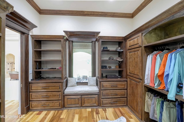 11281 Rd 468, Philadelphia, MS 39350 - spacious closet with light hardwood / wood-style flooring