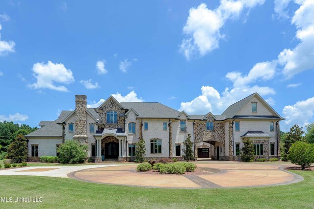 11281 Rd 468, Philadelphia, MS 39350 - view of front facade with a front lawn