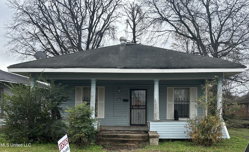 view of bungalow-style house