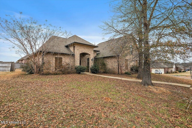 view of front of home