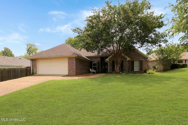 503 W Abbey Pl, Brandon, MS 39047 - view of front of house featuring brick siding, driveway, and an attached garage