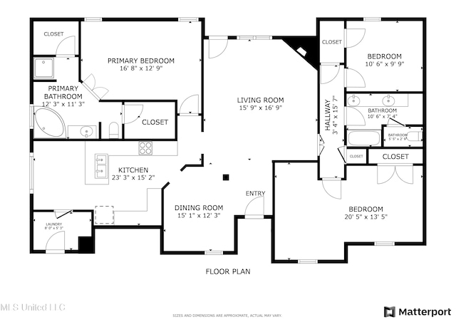 503 W Abbey Pl, Brandon, MS 39047 - view of home floor plan