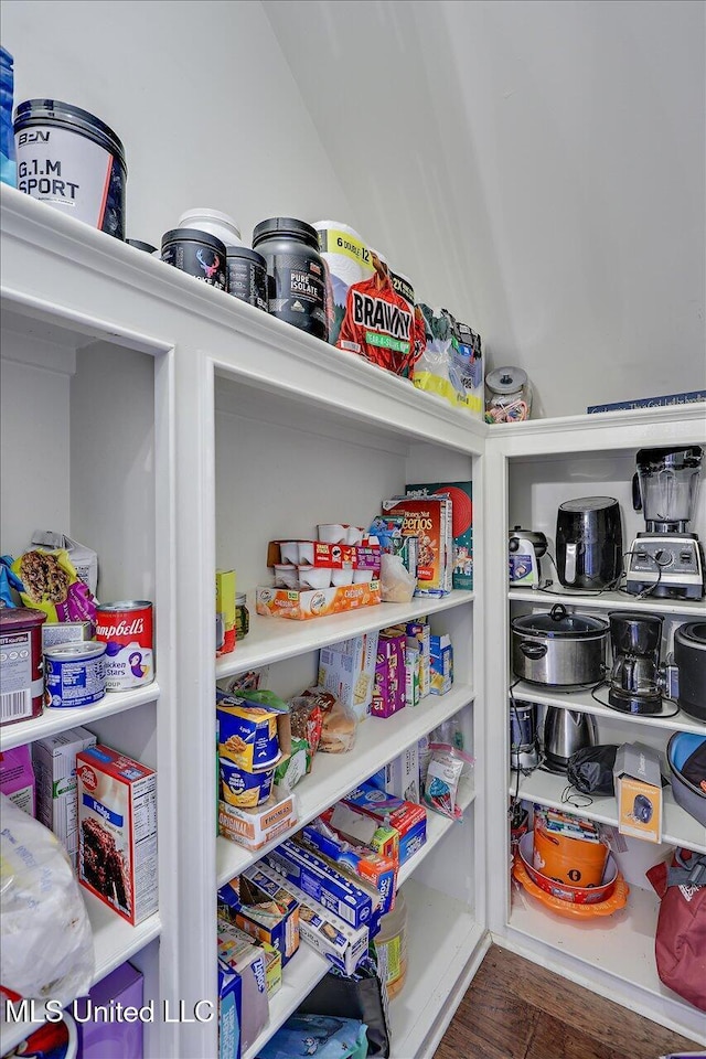 view of pantry