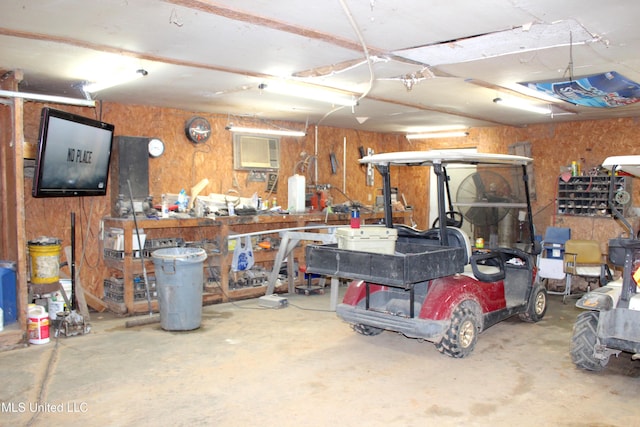 19901 Otis Cooper Rd, Moss Point, MS 39562 - garage featuring a workshop area