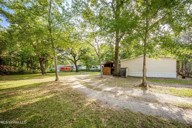 view of yard